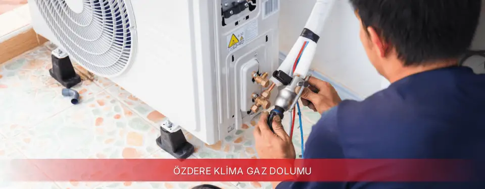 Özdere İlçemi Finlux Klima Gaz Dolumu